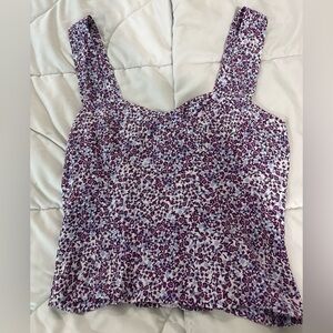 Reformation floral top size 10